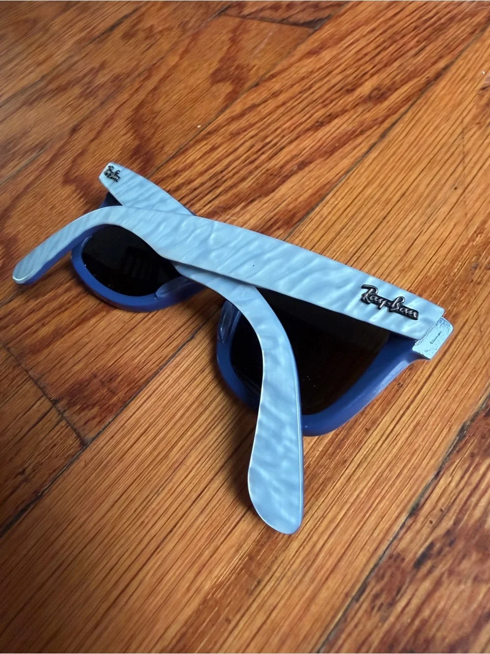 Ray-Ban Wayfarer RB2140 994/40 rare prints/ special series Madreperla Blue